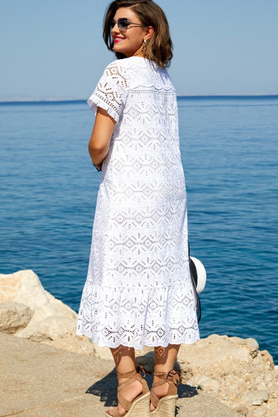 Платье Vittoria Queen 15113 белый - фото 4