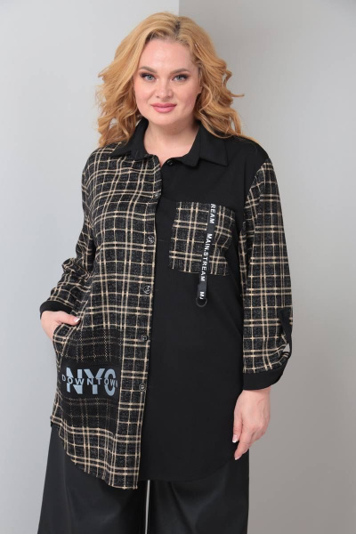 Туника Shetti 4017 клетка - фото 6