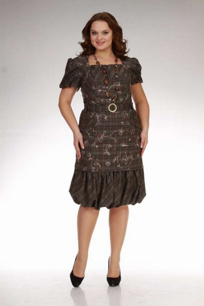 Летнее женское платье из текстиля Zlata Nova 0112 - фото 1