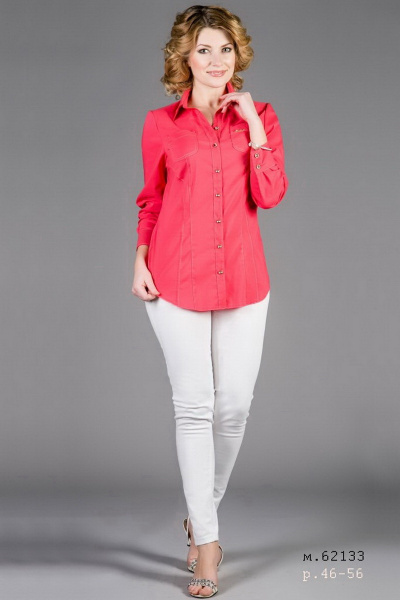 Блуза Таир-Гранд 62133 коралл - фото 1