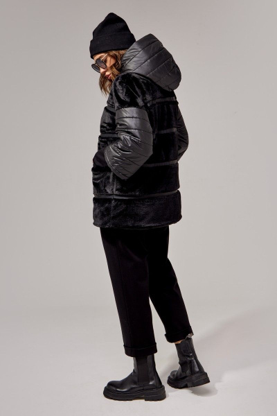 Куртка IVA 1360 черный - фото 3