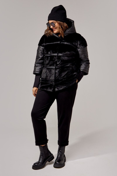 Куртка IVA 1360 черный - фото 2