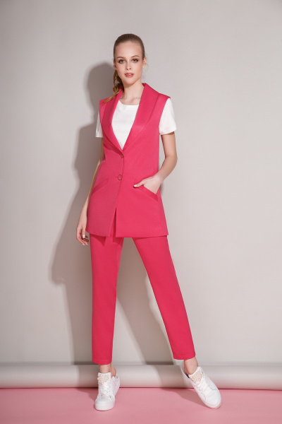 Жилет Anna Majewska 1208 коралл - фото 3