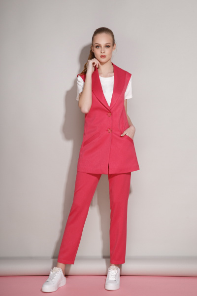 Жилет Anna Majewska 1208 коралл - фото 1