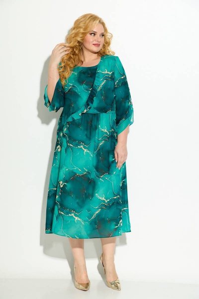 Платье Koketka i K 925 бирюза - фото 4
