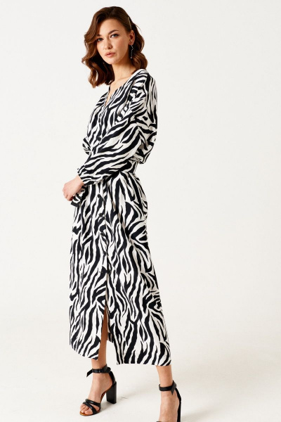 Платье ELLETTO 1885 черно-белый - фото 20