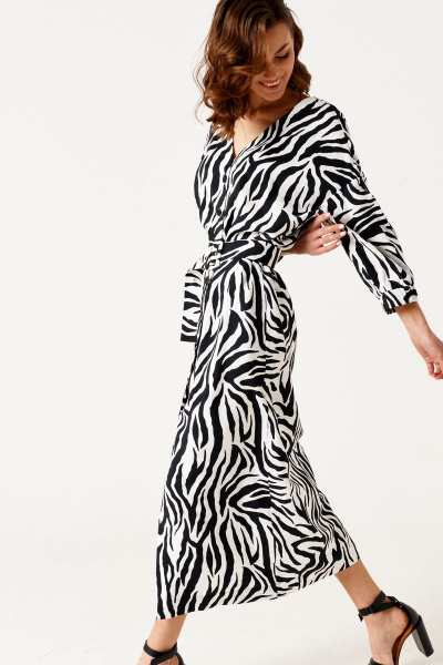 Платье ELLETTO 1885 черно-белый - фото 19