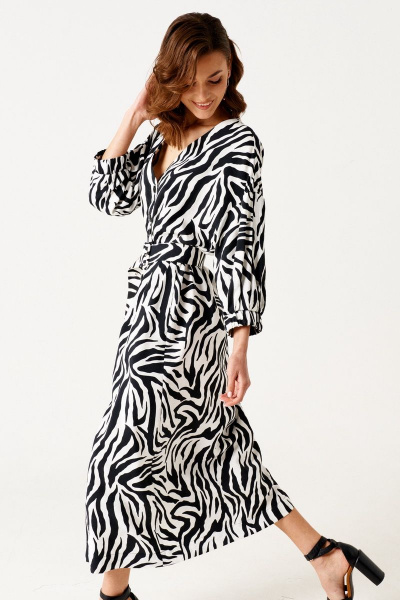 Платье ELLETTO 1885 черно-белый - фото 17