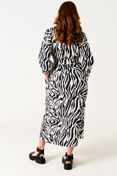 Платье ELLETTO 1885 черно-белый - фото 15