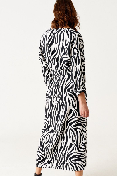 Платье ELLETTO 1885 черно-белый - фото 5