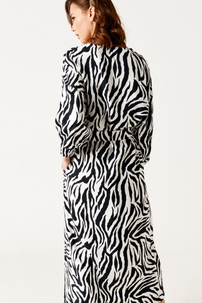 Платье ELLETTO 1885 черно-белый - фото 4