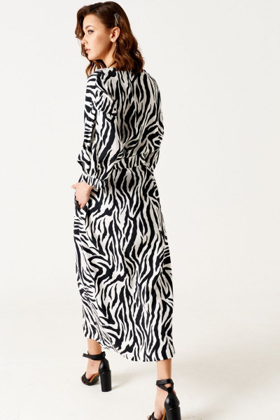 Платье ELLETTO 1885 черно-белый - фото 3