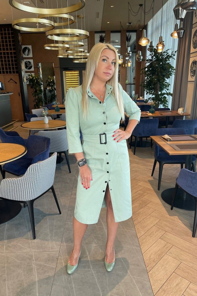 Платье Sisters Solonko Ф-86 светлая_мята - фото 9