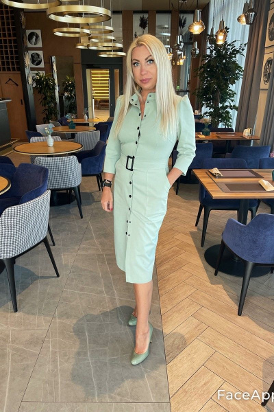 Платье Sisters Solonko Ф-86 светлая_мята - фото 8