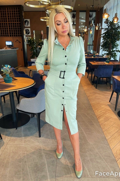 Платье Sisters Solonko Ф-86 светлая_мята - фото 6