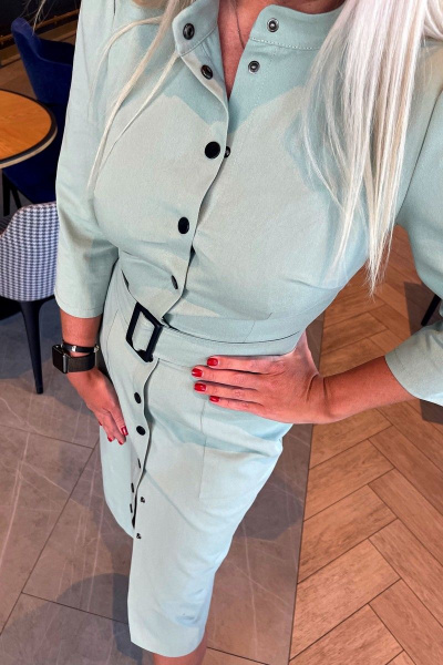 Платье Sisters Solonko Ф-86 светлая_мята - фото 5