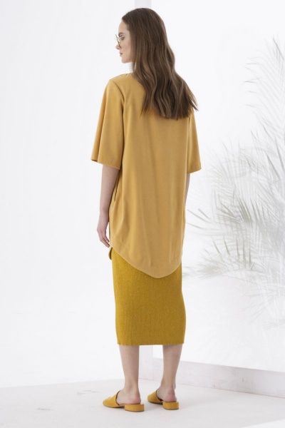 Платье Barbara Geratti С2787BG куркума - фото 2