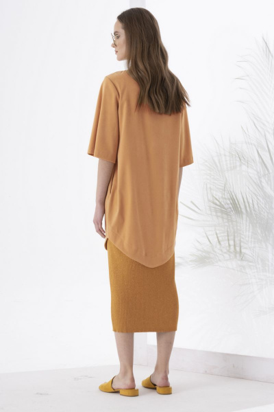 Платье Barbara Geratti С2787BG персик - фото 2