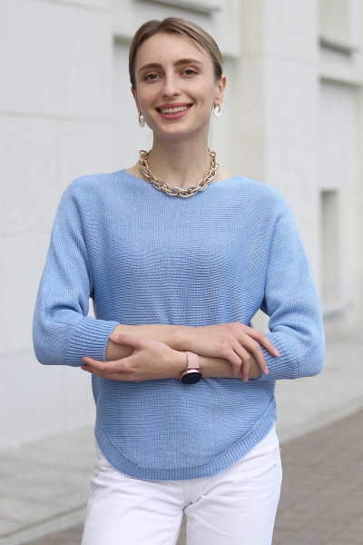 Джемпер Romgil 122АТЗ голубой - фото 1