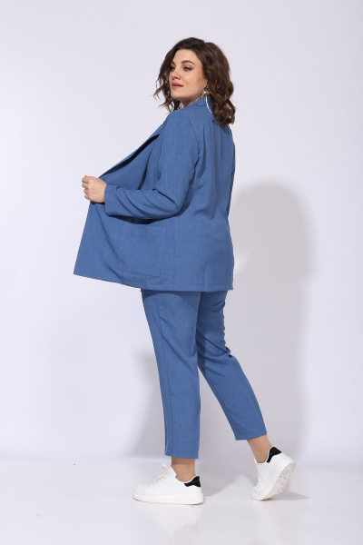 Брюки, жакет ANASTASIA MAK 603а голубой - фото 3