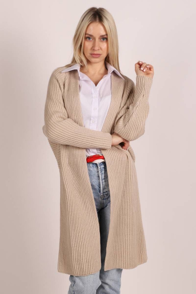Кардиган Romgil 210ТЗ светло-бежевый - фото 2