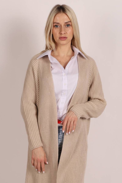 Кардиган Romgil 210ТЗ светло-бежевый - фото 1