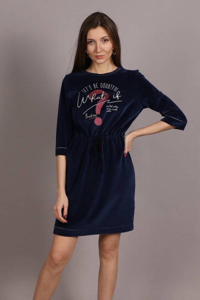 Платье Romgil 273ДБТЗ (164)синий - фото 2