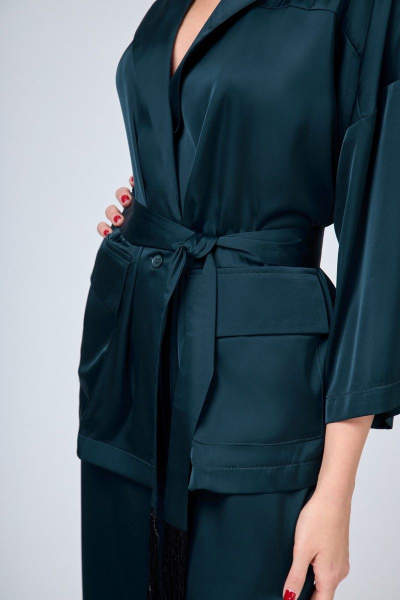 Брюки, жакет Anelli 1205 изумруд - фото 7