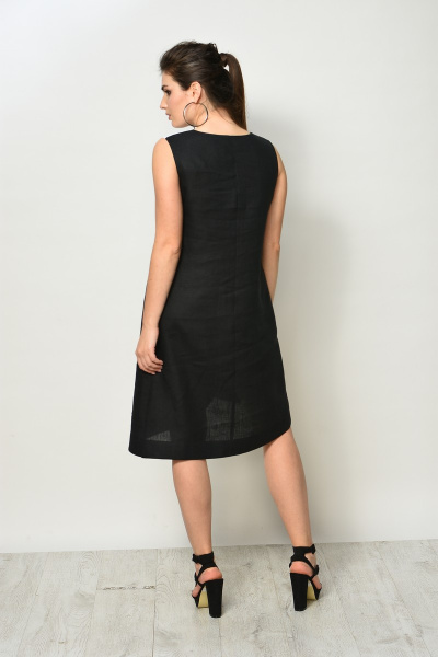 Платье MALI 479 черно-белый - фото 7