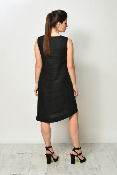 Платье MALI 479 черно-белый - фото 8