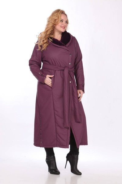 Пальто Celentano 1948.1 баклажан - фото 7