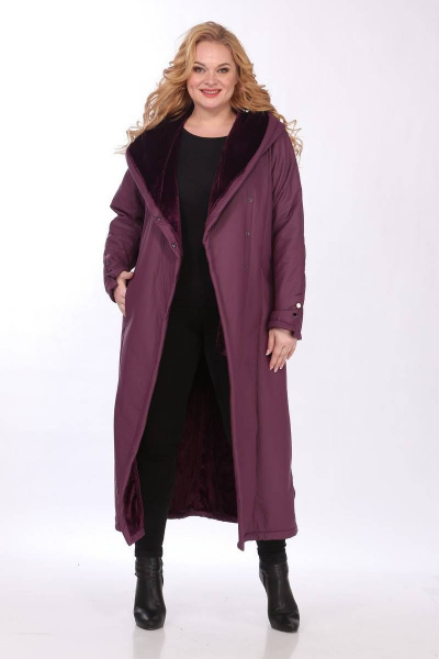 Пальто Celentano 1948.1 баклажан - фото 2