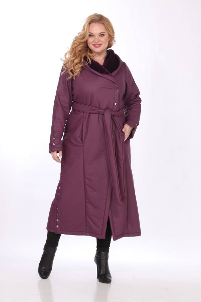 Пальто Celentano 1948.2 баклажан - фото 8