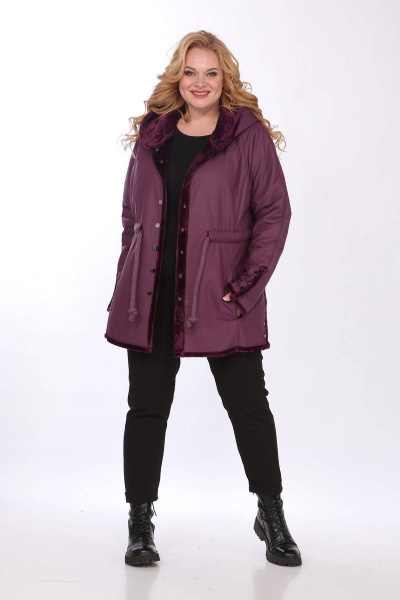 Куртка Celentano 1949.2 баклажан - фото 10