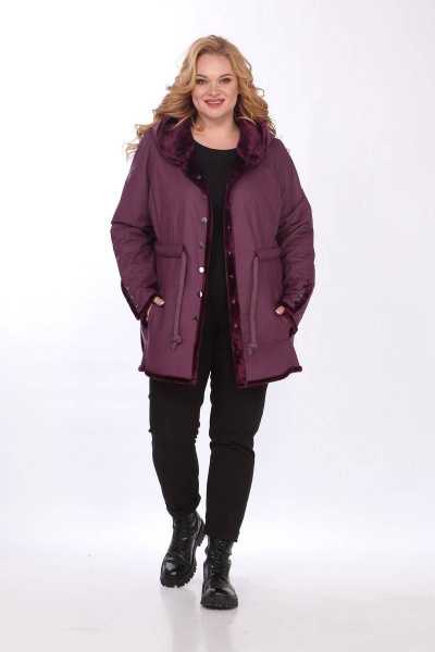 Куртка Celentano 1949.2 баклажан - фото 9