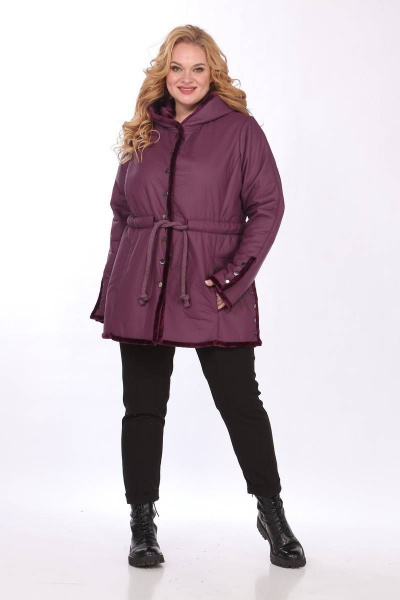 Куртка Celentano 1949.2 баклажан - фото 5