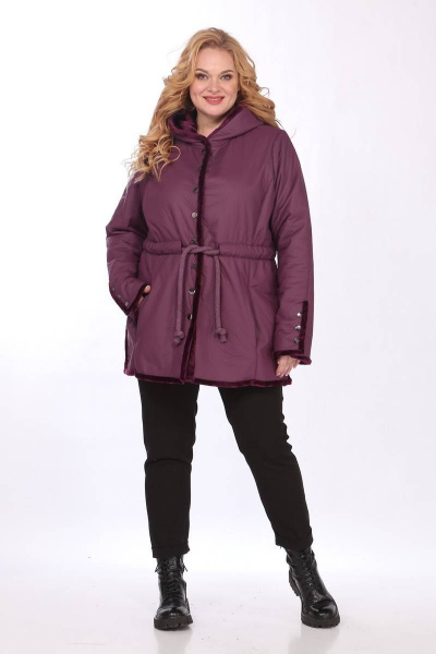 Куртка Celentano 1949.2 баклажан - фото 3