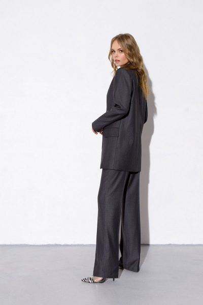 Брюки, жакет, жилет PiRS 1959   графит - фото 7