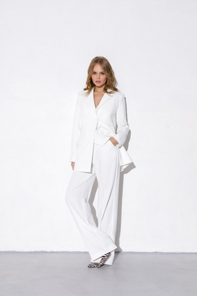 Брюки, жакет, жилет PiRS 3870 молочный - фото 7