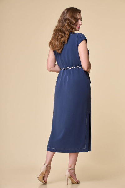 Платье летнее прямое из хлопка DaLi 4465 - фото 3