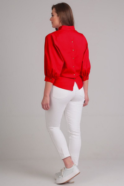 Блуза Таир-Гранд 62264 красный-1 - фото 2
