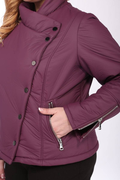 Куртка Celentano 1970.2 баклажан - фото 3