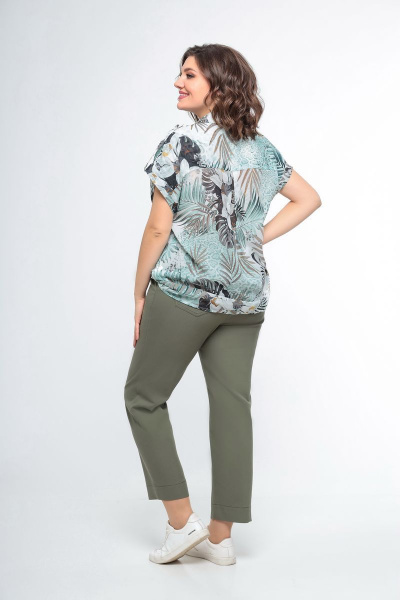 Зауженные женские брюки из стрейч-денима Swallow 475 - фото 8