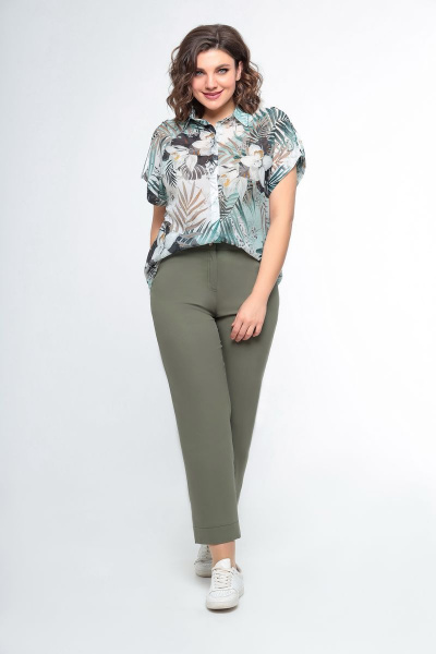 Зауженные женские брюки из стрейч-денима Swallow 475 - фото 4