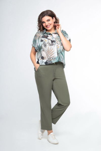 Зауженные женские брюки из стрейч-денима Swallow 475 - фото 1