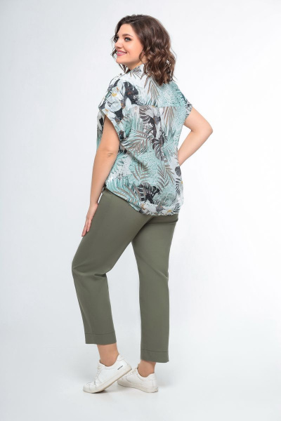 Зауженные женские брюки из стрейч-денима Swallow 475 - фото 9