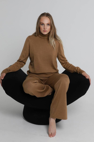 Брюки, джемпер Romgil 540ТЗ коричневый - фото 4