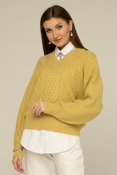 Джемпер Romgil 554ТЗ бледно-желтый - фото 2