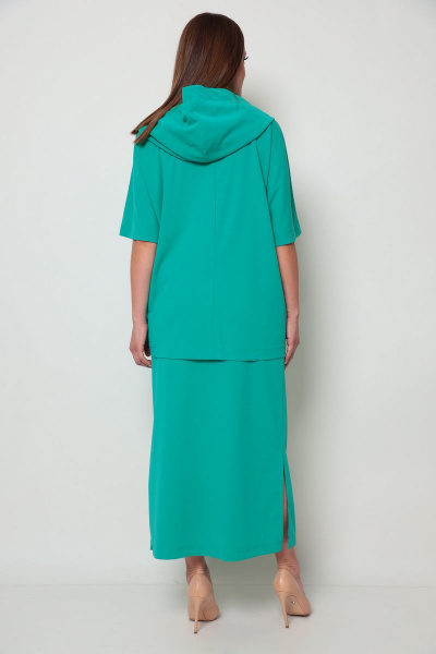 Джемпер, юбка Michel chic 1248 бирюза - фото 5