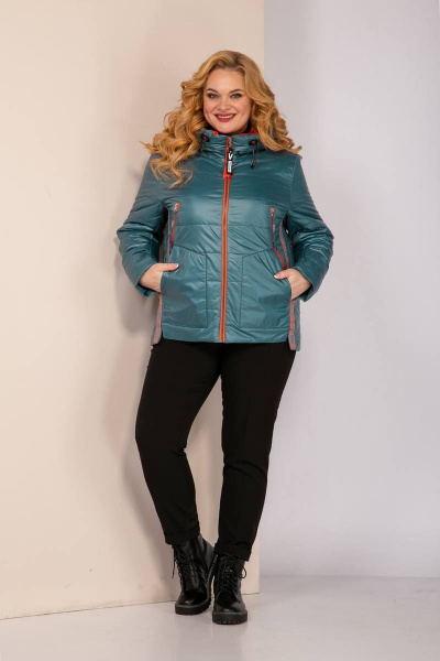 Куртка Shetti 2075 изумруд - фото 5
